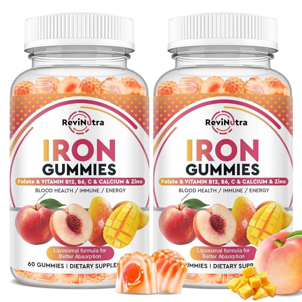 ReviNutra Iron Gummies,Iron Supplement for Women, Men & Kids-Futi-G1-1