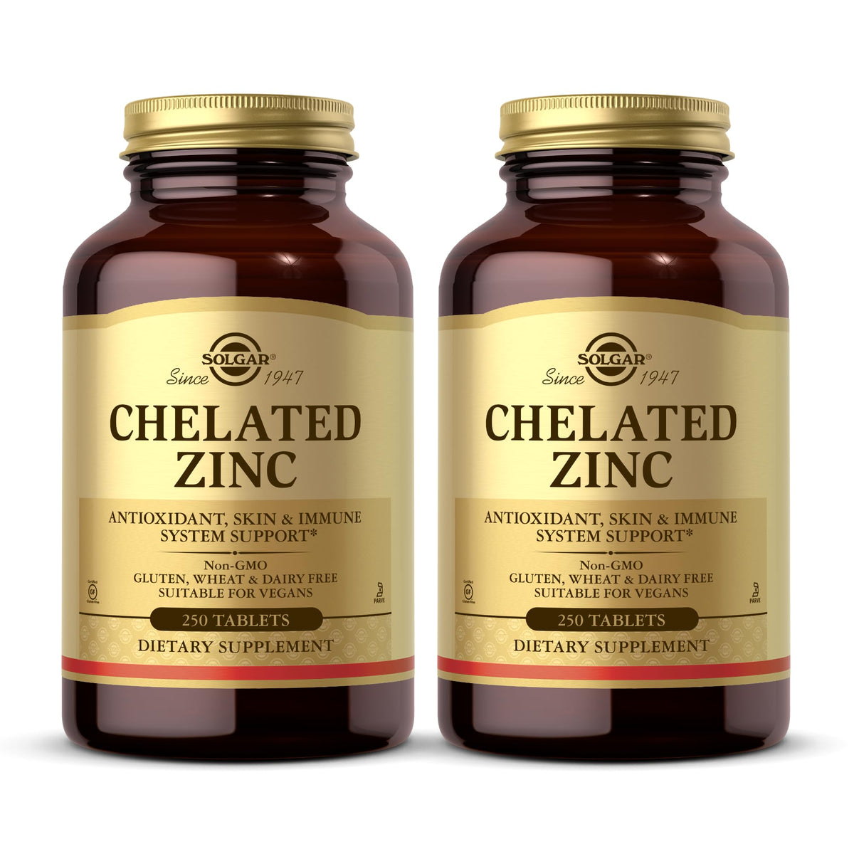 Solgar Chelated Zinc Immune Support - 500 Tablets