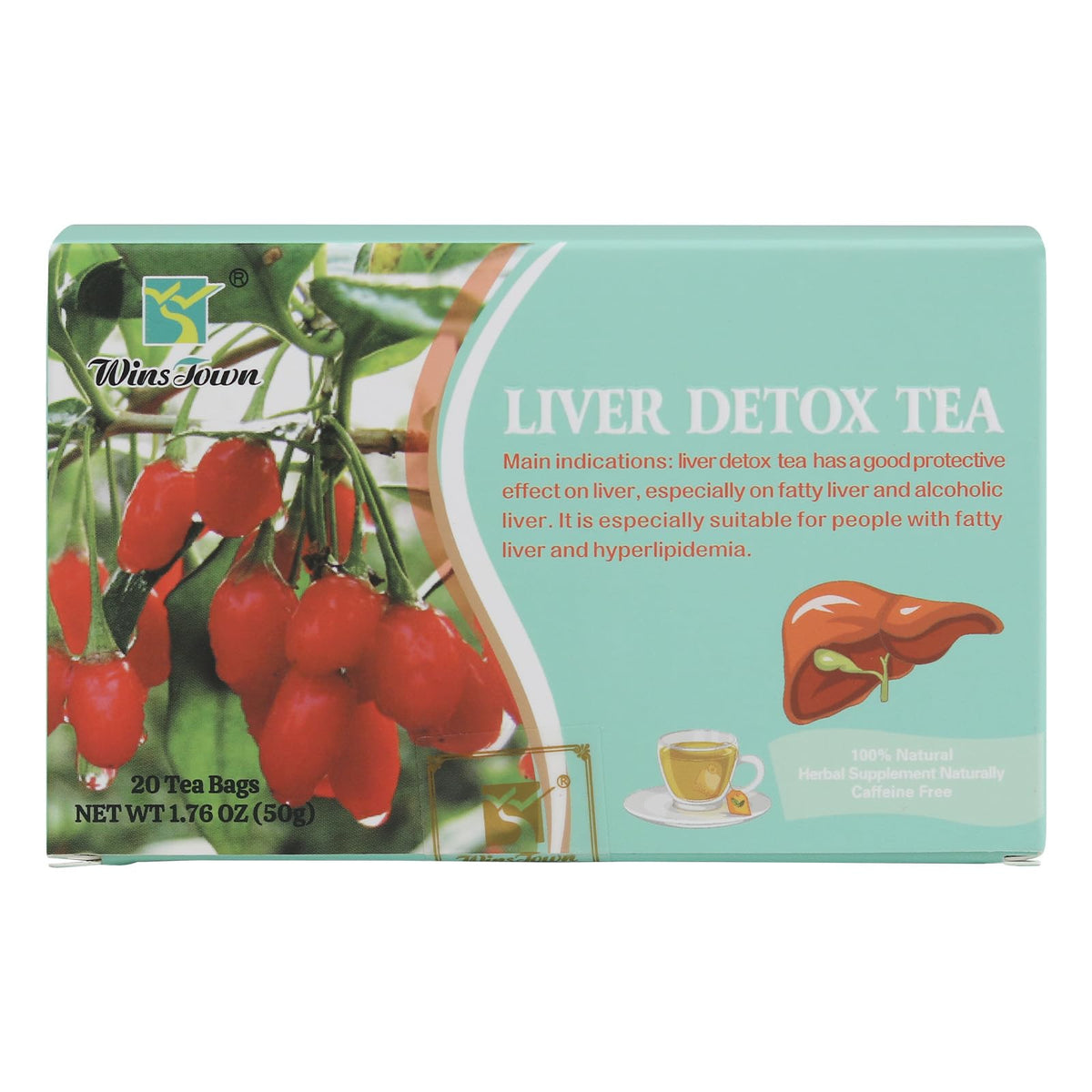 Wins Town Liver Detox Tea - 20 Teabags