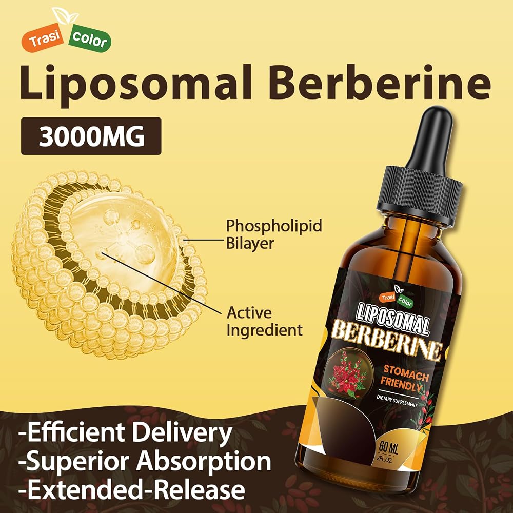 Trasicolor Berberine Supplement Liquid Drops