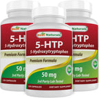 Best Naturals 5-HTP 50 mg Capsules for Sleep - 360 Capsules
