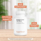 Supersmart Brewer's Yeast Hair Boost with Biotin & Zinc - 60 Vegetarian Capsules - image 3