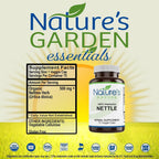 Nature's Garden Essentials Nettles 500mg - 75 Vegetarian Capsules - image 2