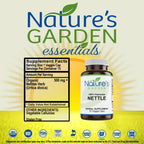 Nature's Garden Essentials Nettles 500mg - 75 Vegetarian Capsules - image 2