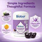 Biobor Natural Black Elderberry Gummies