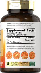 Carlyle Zinc 50mg - 300 Tablets - image 2