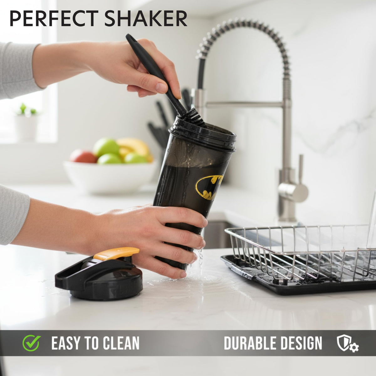 PerfectShaker ACTIV Batman DC Comics Shaker Bottle - 28oz - image 5