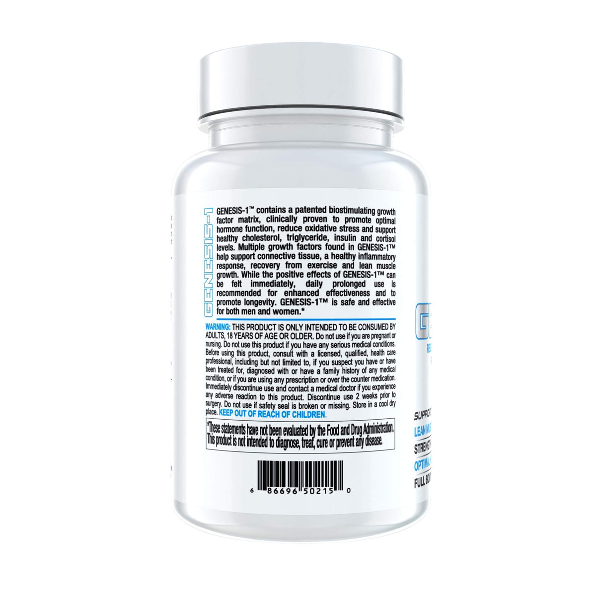 InnovaPharm GENESIS-1 Strength & Recovery - 56 Capsules - image 3