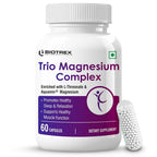 BIOTREX NUTRACEUTICALS Trio Magnesium Complex - 60 Vegetarian Capsules