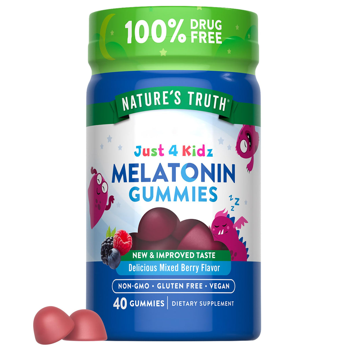 Nature's Truth Kids Melatonin Gummy 1mg - 40 Count