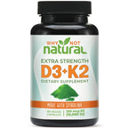 Why Not Natural Vitamin D3 K2 MK-7 10000 IU - 60 Vegetarian Capsules
