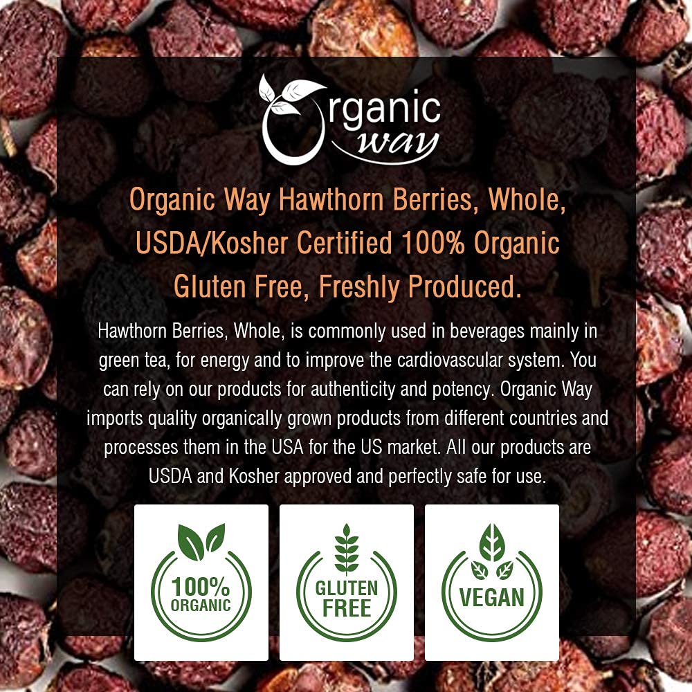 Organic Way Hawthorn Berries Fruit - Origin - Albania