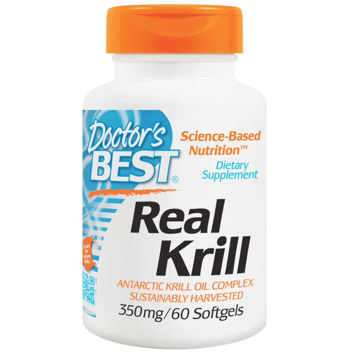 Doctor's Best Real Krill 350 mg - 60 Softgels