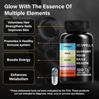 ACAPPELLA Collagen Pills with Biotin & Keratin - 120 Capsules - image 3