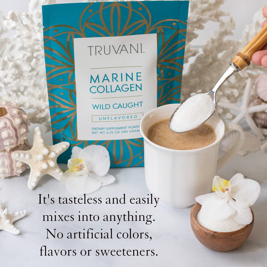 Truvani Wild Caught Hydrolyzed Marine Collagen Powder - 15 Servings - image 4