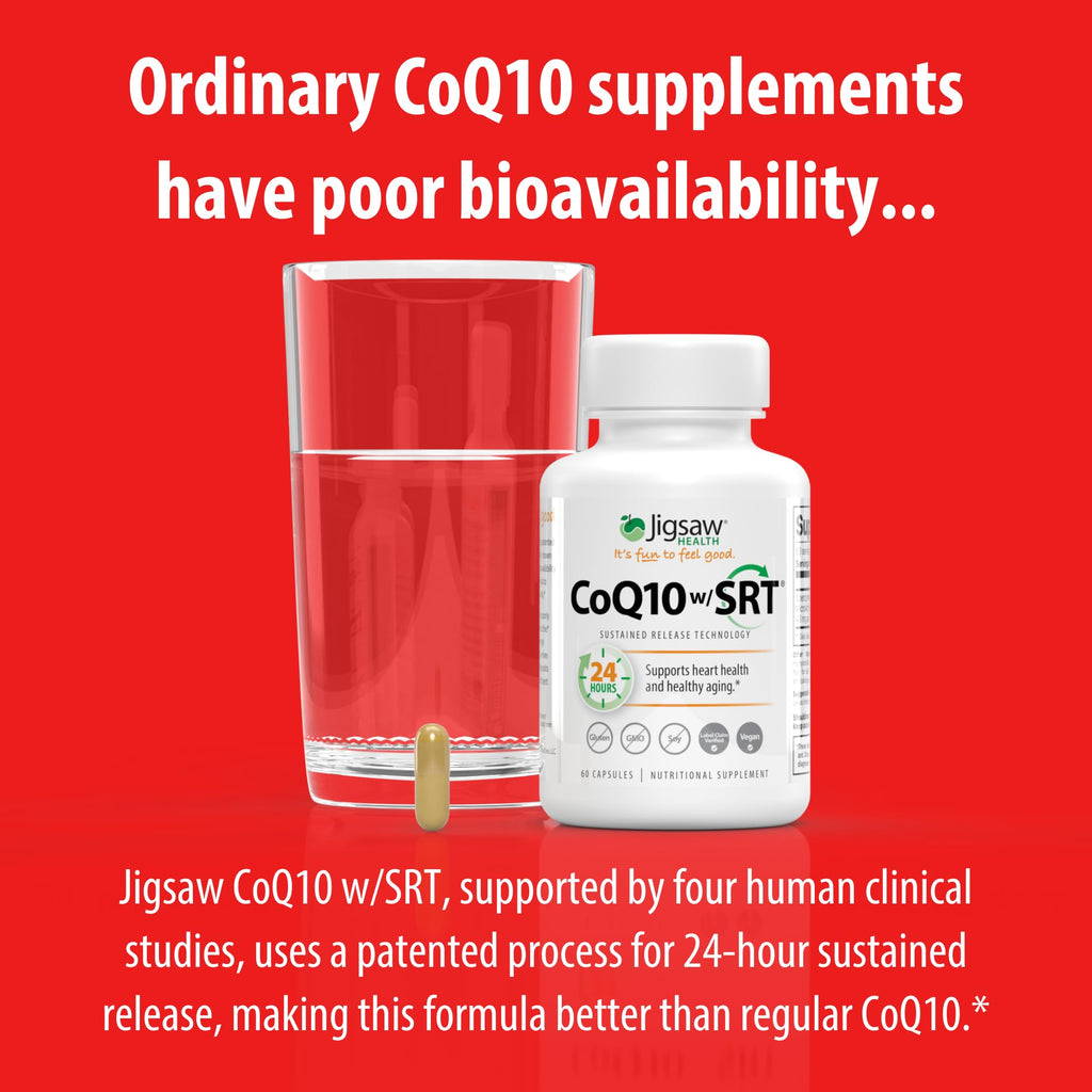 Jigsaw Health CoQ10 with Sustained Release Technology - 60 Capsules - image 5