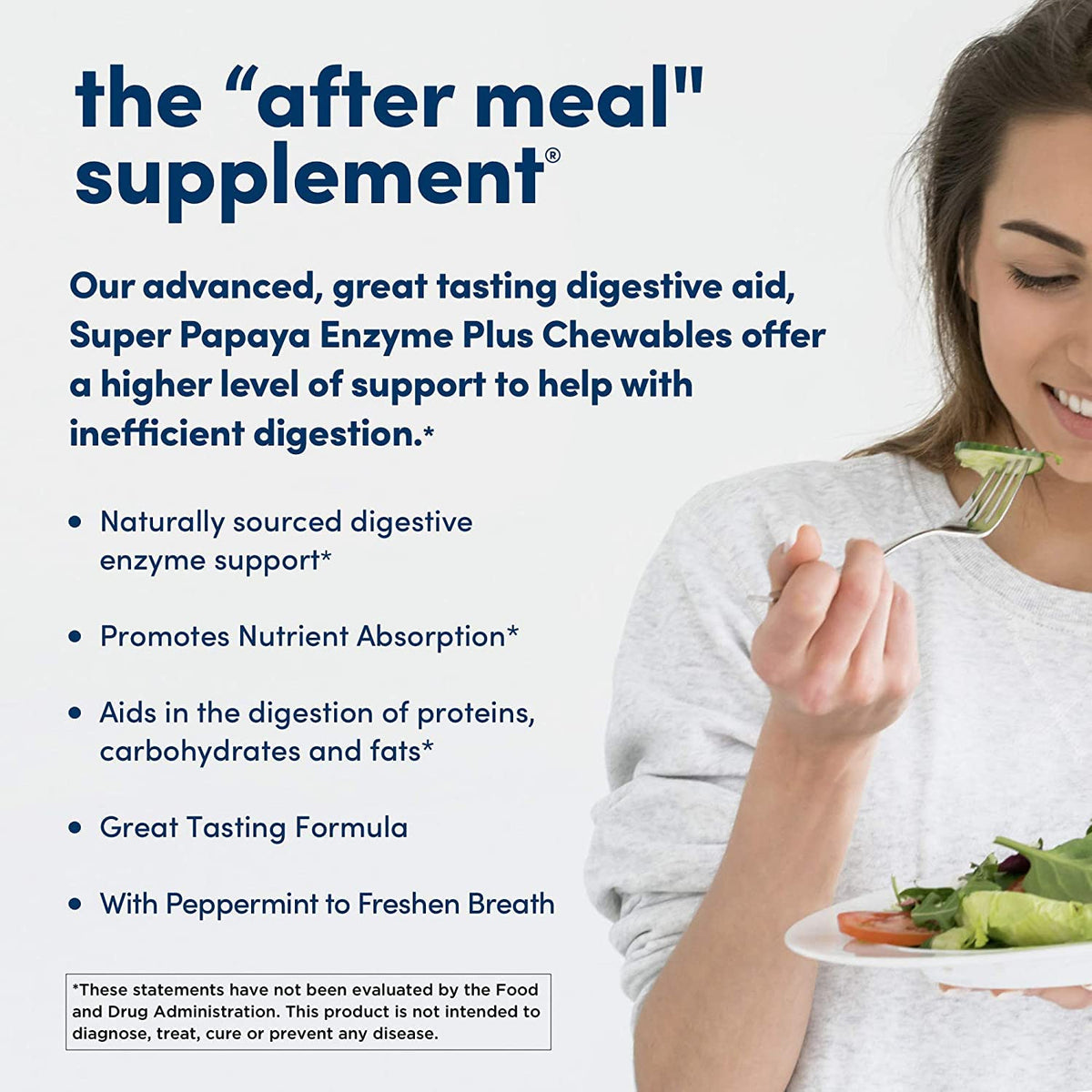 American Health Enzymes Chewable Super Papaya Enzyme Plus - 720 Tablets - image 3