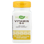 Nature's Way Vitamin B6 50 mg Cellular Energy Support - 100 Capsules