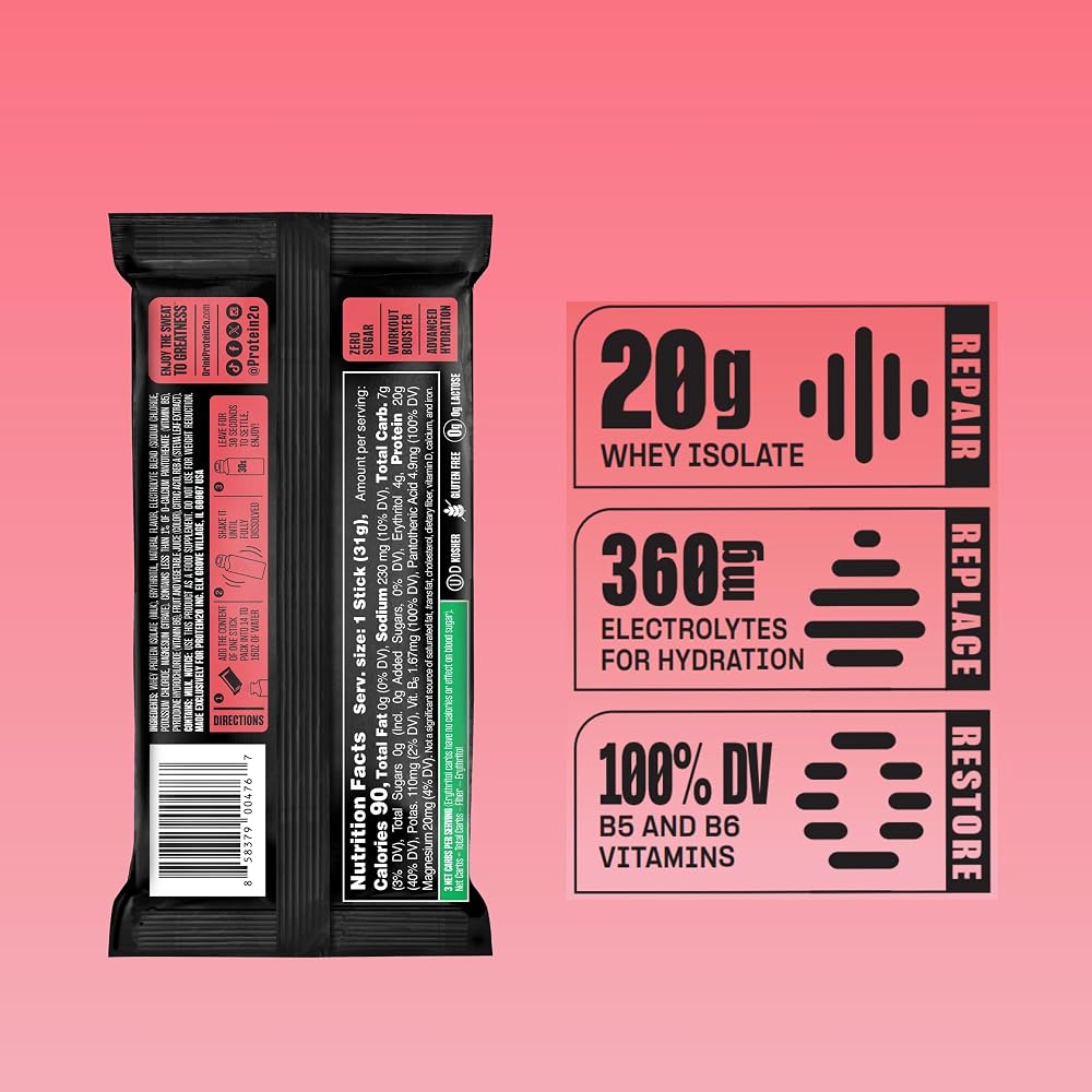 Protein2o 20g Whey Protein Isolate Clear Protein Powder