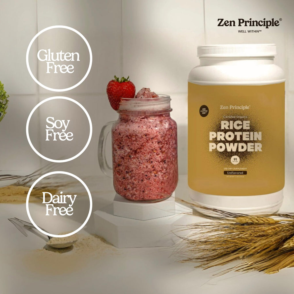 Zen Principle Organic Brown Rice Protein Powder - 6 lb - image 5