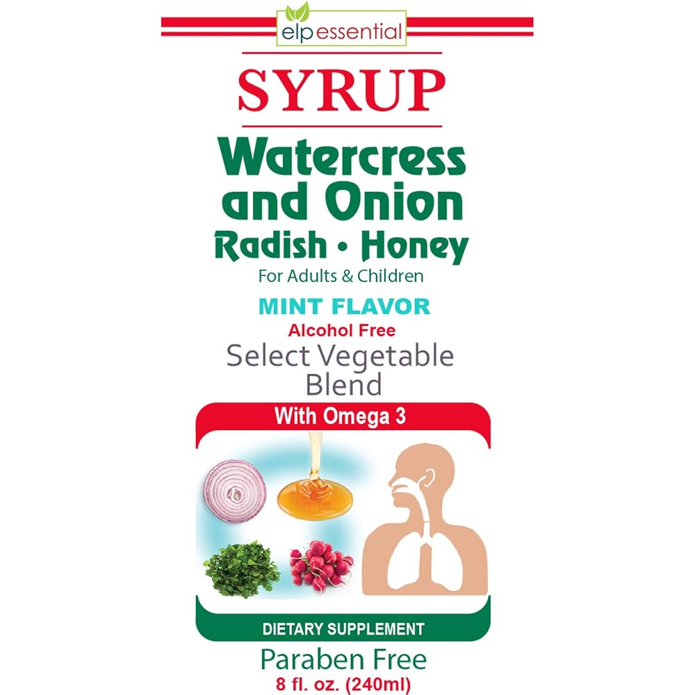 ELP ESSENTIAL Watercress and Onion Radish Honey Syrup - 16 Fl Oz - image 4