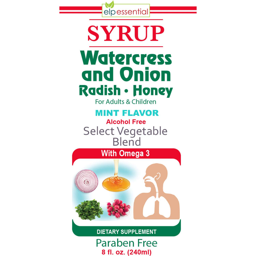 ELP ESSENTIAL Watercress and Onion Radish Honey Syrup - 16 Fl Oz - image 4