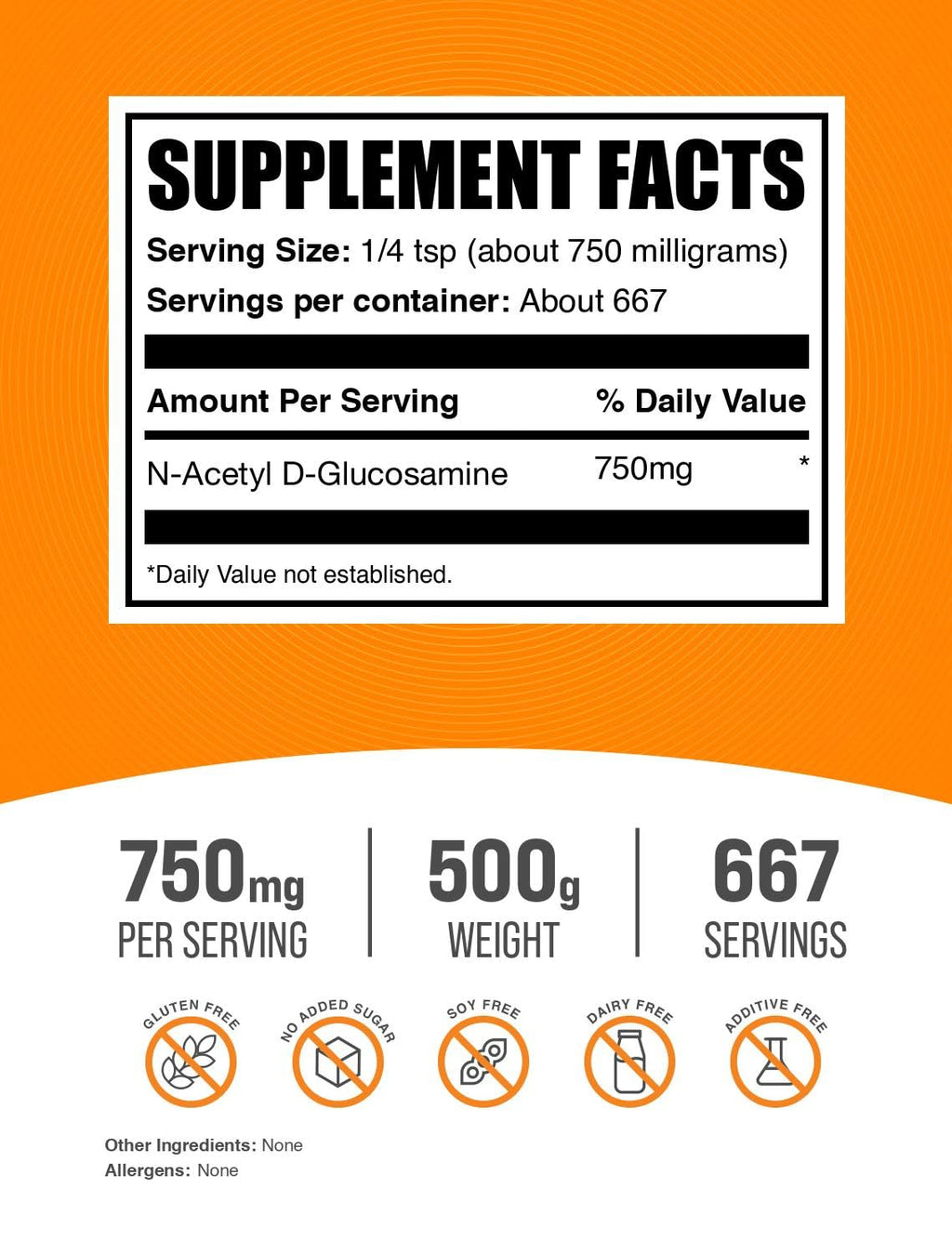 BulkSupplements.com N-Acetyl D-Glucosamine Powder
