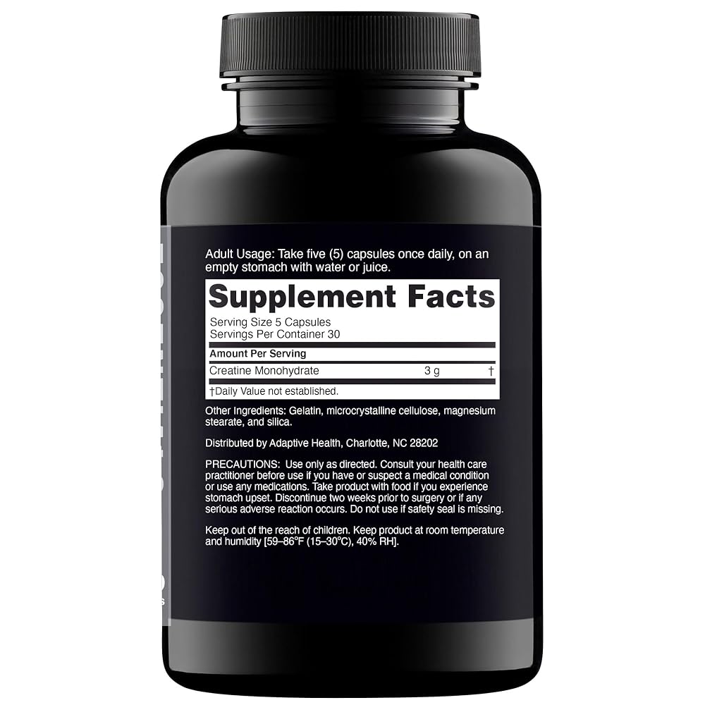 Nugenix Essentials Premium Creatine Monohydrate Pills Supplement