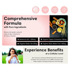FLEUR Berberine HCL with Cinnamon & Green Tea - 120 Capsules - image 4