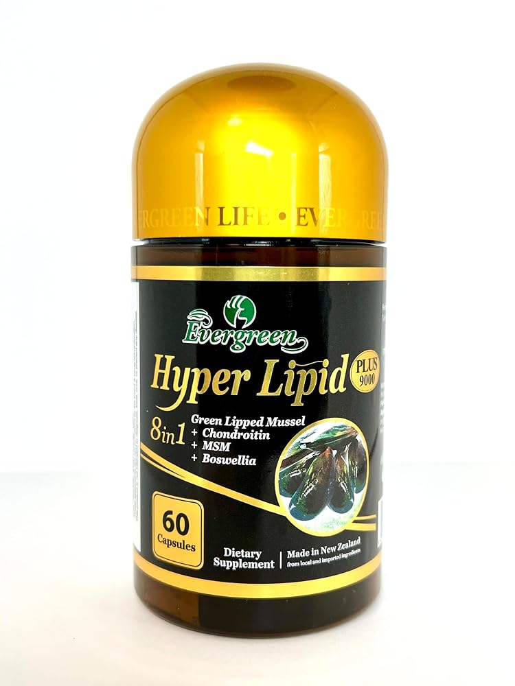 EverGreen Hyper Lipid 9000Plus Joint Health Supplement - 60 Softgels
