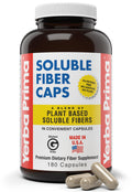 Yerba Prima Soluble Fiber Formula Capsules - 180 Count