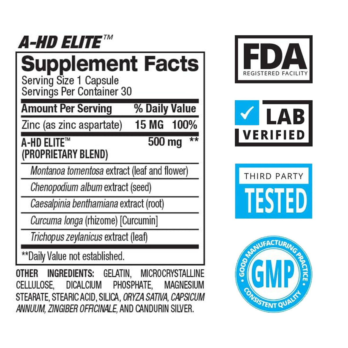 BPI Sports A-HD Elite Testosterone Booster for Men - 30 Capsules - image 4
