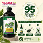 Milagros de Mexico Liquid Chlorophyll with Mint - 16 fl oz - image 4