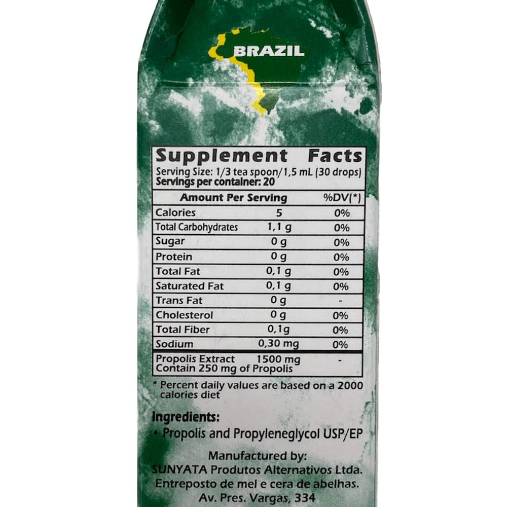 PONLEE Brazil Green Bee Propolis Extract, Alcohol-Free - 30ML - image 5