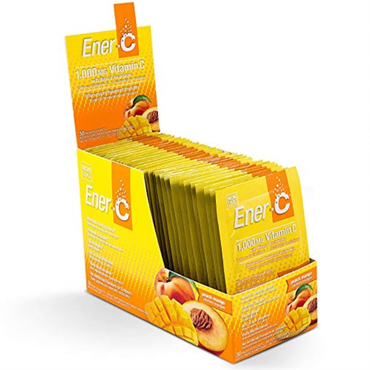 Ener-C Multivitamin Drink Mix Healthy Energy Peach Mango - 30 Count - image 2