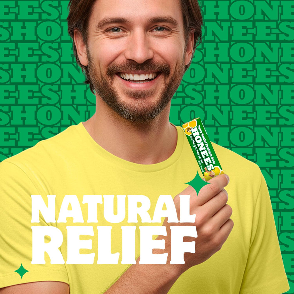 Honees Menthol & Eucalyptus Cough Drops with Honey - 54 Drops - image 5