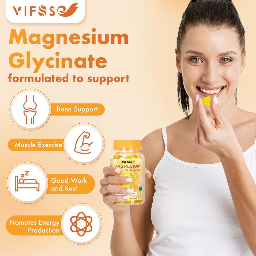 VIFSSG Magnesium Glycinate Gummies 500 Mg