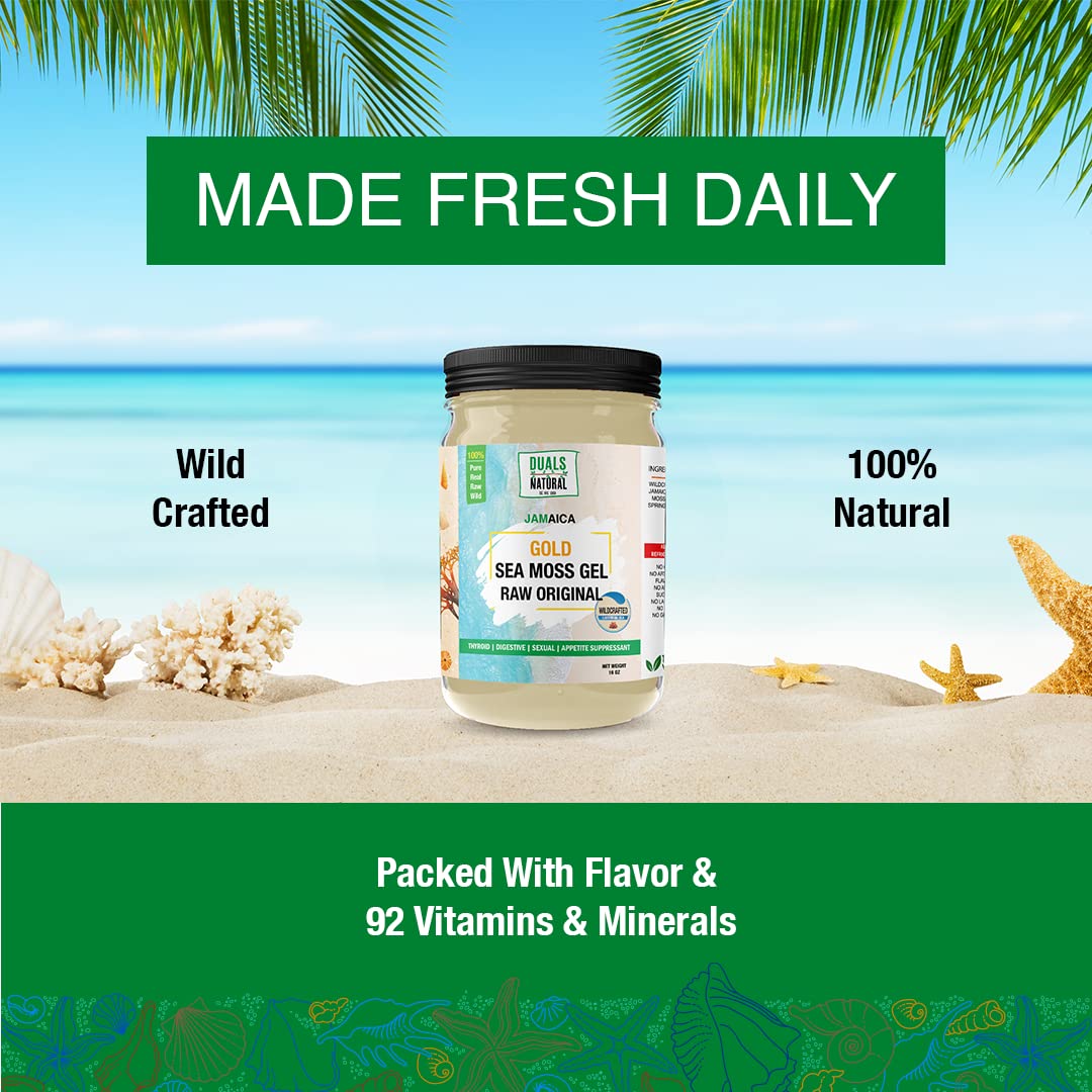 Dualspices Sea Moss Gel Raw Unflavored - 16 Fl Oz - image 2