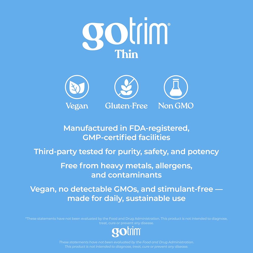 TLS GoTrim Thin Satiety and Metabolic Support - 60 Capsules - image 7