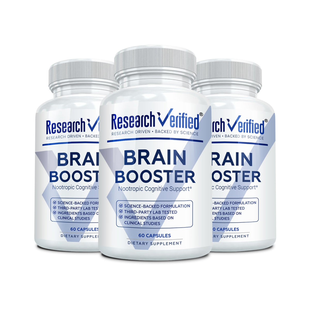 Research Verified Brain Booster - Brain Supplement for Memory