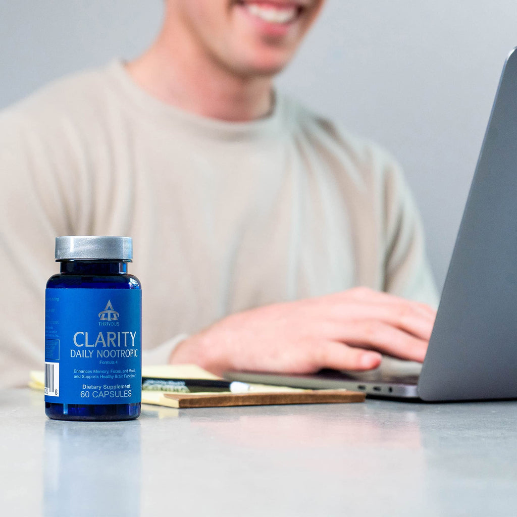 Thrivous Clarity Daily Nootropic Cognitive Support - 60 Vegan Capsules - image 8