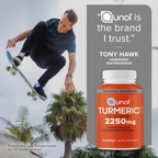 Qunol Turmeric 2250mg with Black Pepper - 90 Capsules - image 7
