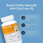 FIQ Formula IQ Cod Liver Oil Softgels - 100 Softgels - image 2
