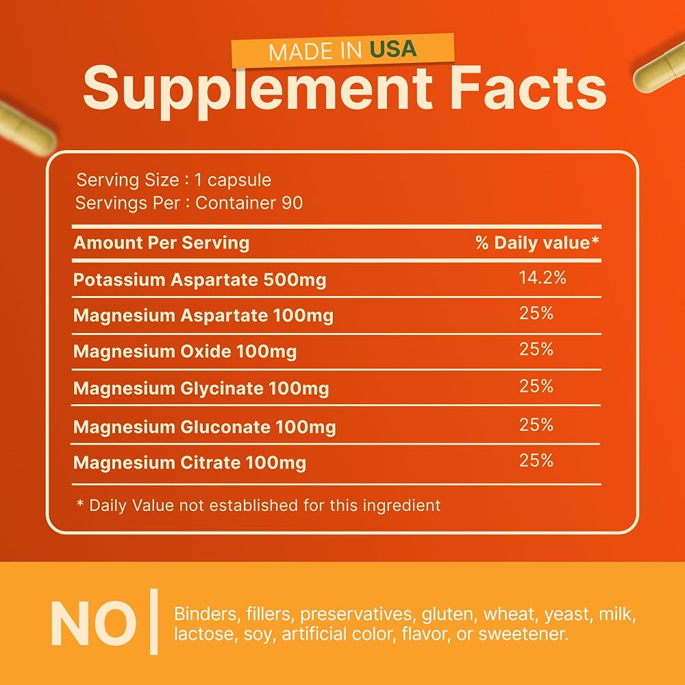 INVITA Potassium Magnesium Complex 1000 mg
