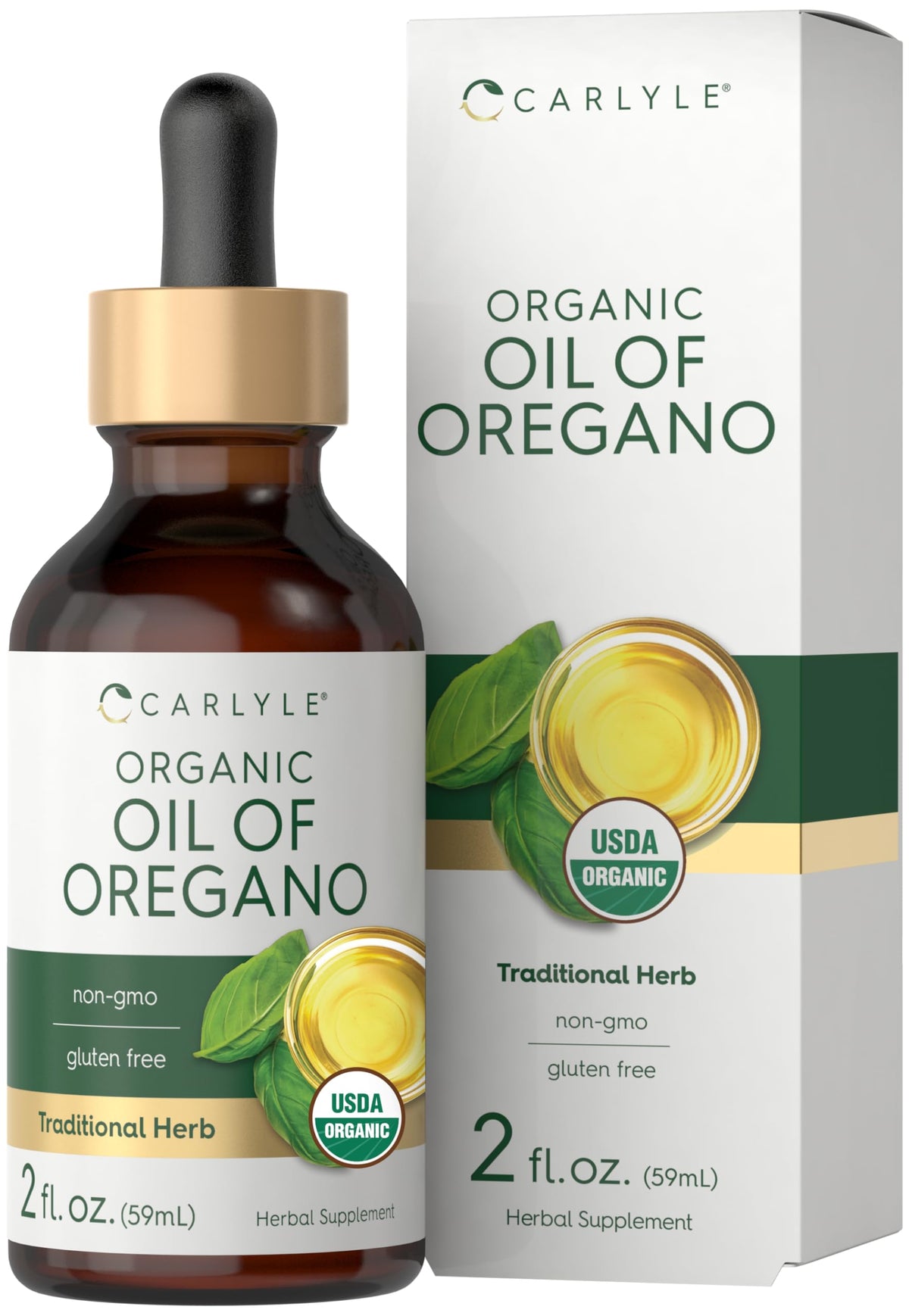 Carlyle Organic Oil of Oregano Liquid Drops - 2 fl oz