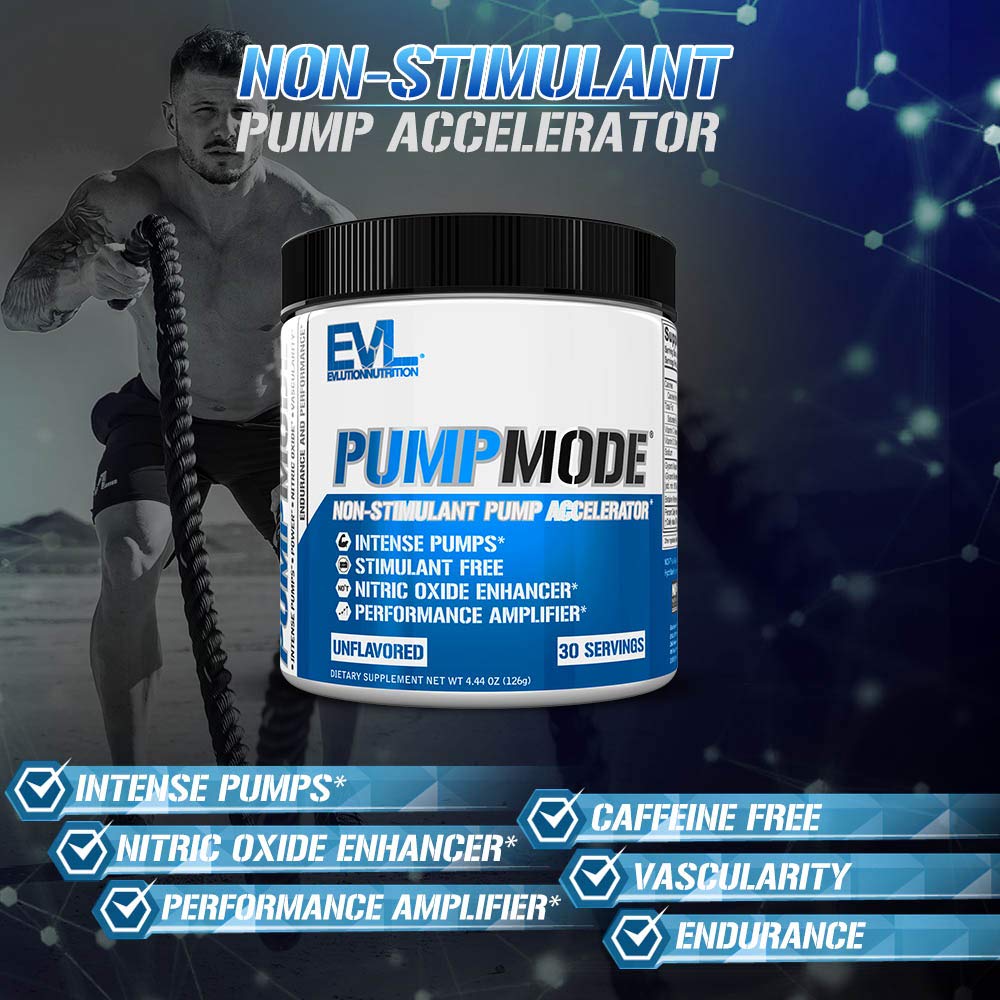 Evlution EVL PumpMode Nitric Oxide Supplement - Nitric Oxide Booster