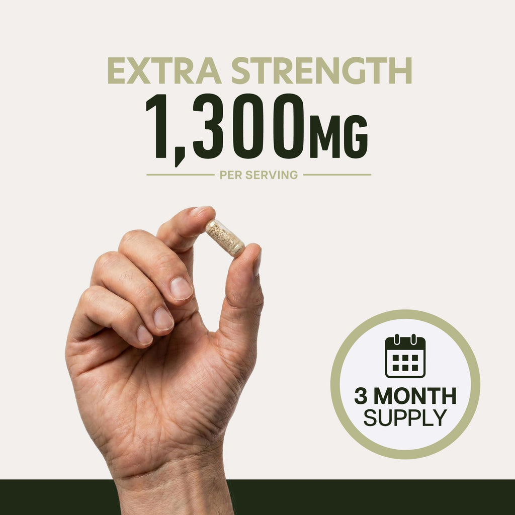 Purely Holistic Ashwagandha Extra Strength 1300mg Organic Root - 180 Capsules - image 2