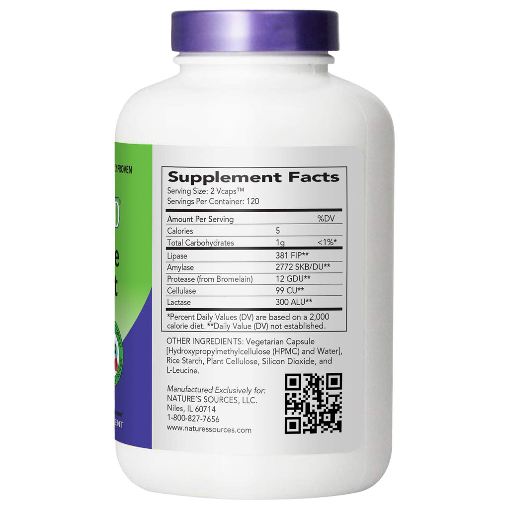AbsorbAid Digestive Enzymes - 240 Vegetarian Capsules - image 2