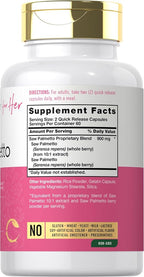 Carlyle Saw Palmetto for Women - 120 Capsules - image 2