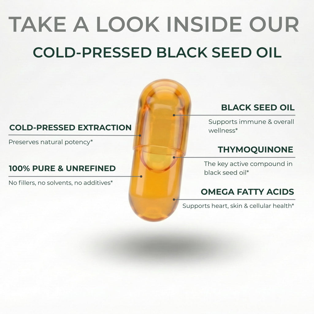 Vine Nutrition Black Seed Oil 500mg - 90 Softgels - image 3